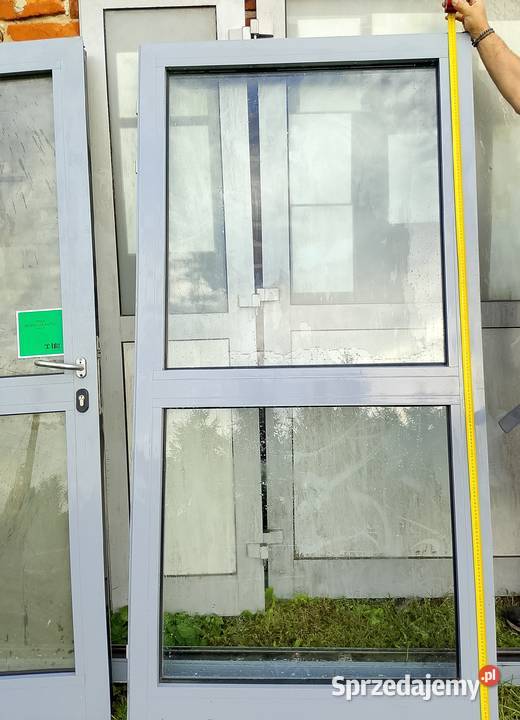 Duże drzwi aluminiowe przeciwpożarowe przegroda Drzwi wewnętrzne Rzeszów sprzedam