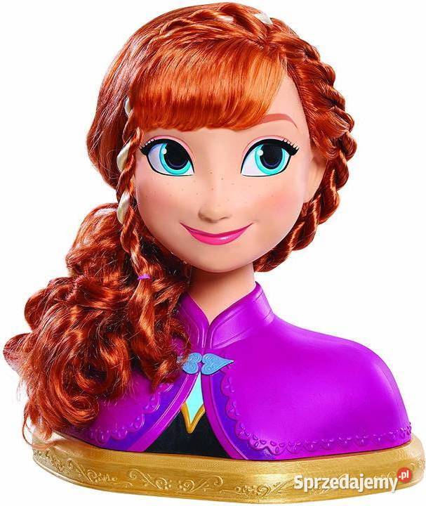 FROZEN Anna DUŻA Głowa do Czesania Stylizacji Mogilany