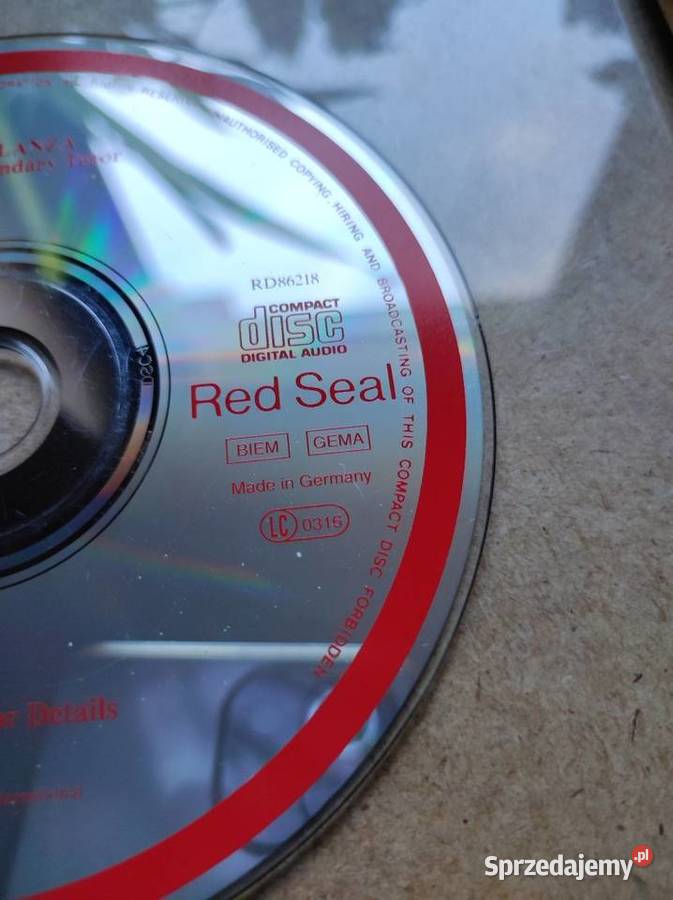 1987 Mario Lanzy The Legendary Tenor RCA Red Kielce sprzedam