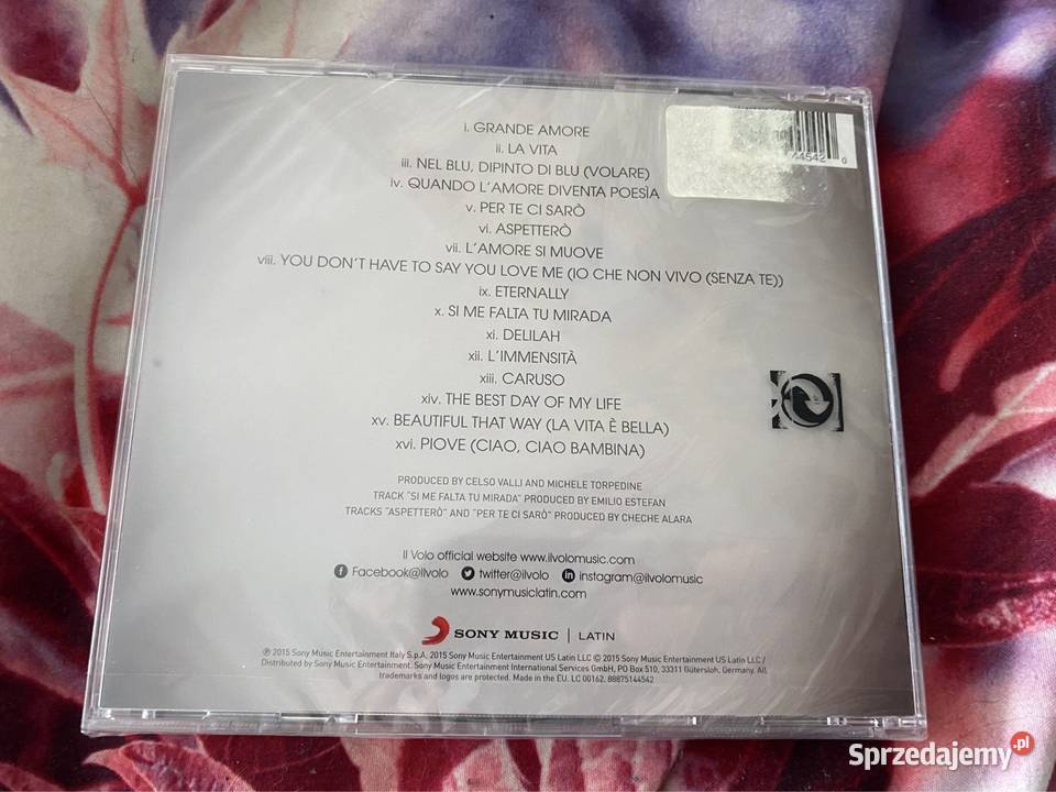 Il Volo Grande Amore International Version płyta CD pomorskie Gdynia sprzedam