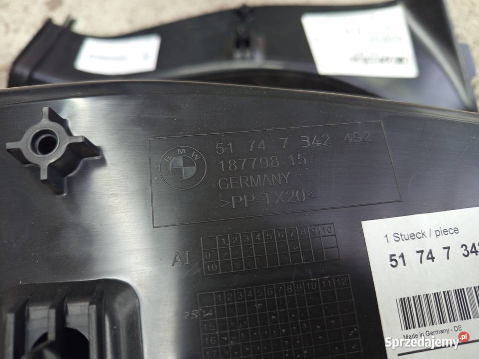 Wlot powietrza BMW X1 f48 lewy prawy nowe Rzeszów