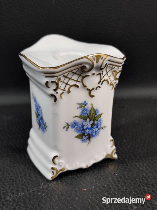 Luksusowy Porcelanowy Świecznik Prunkstck Ernst Poddębice