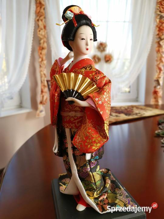 Japońska lalka figurka Geisza Lędziny