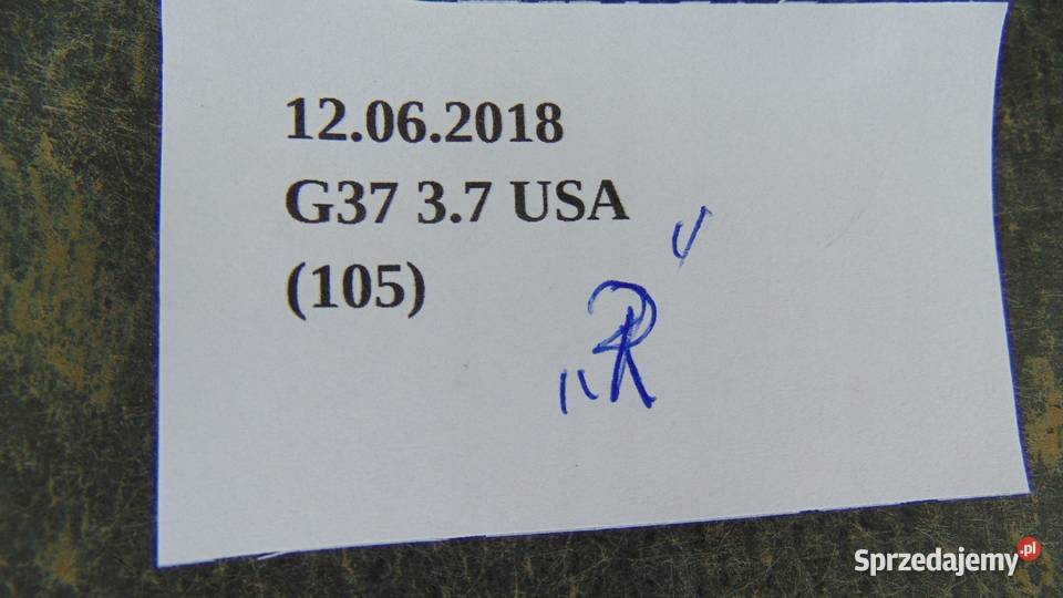 BOCZEK BAGAŻNIKA LEWY PRAWY INFINITI G37 0713 Nowy Tomyśl