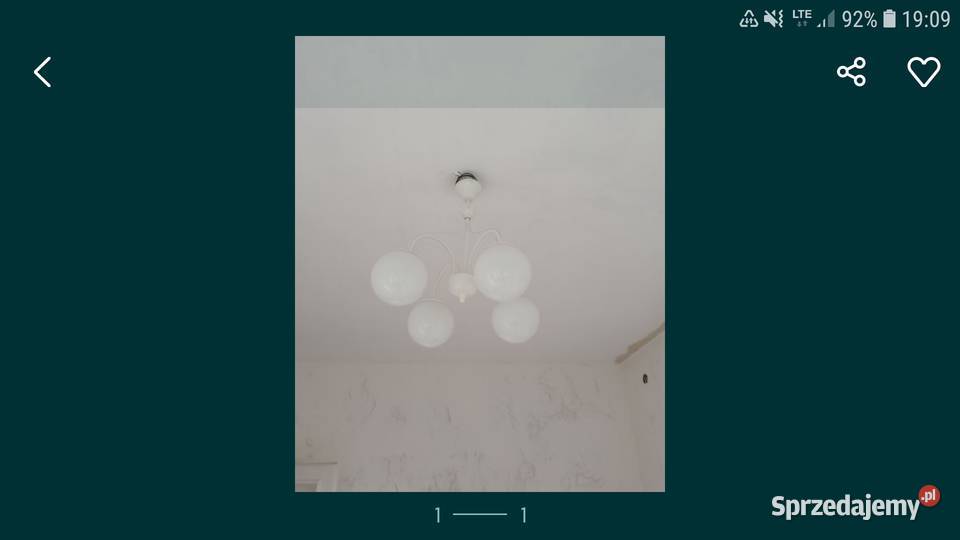 Dwie lampy wiszące sprzedam stan idealny Zielona Góra sprzedam