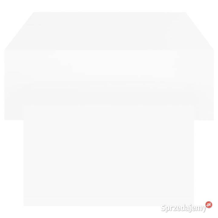 Stolik kawowy biały 105x55x32 materiał Meble