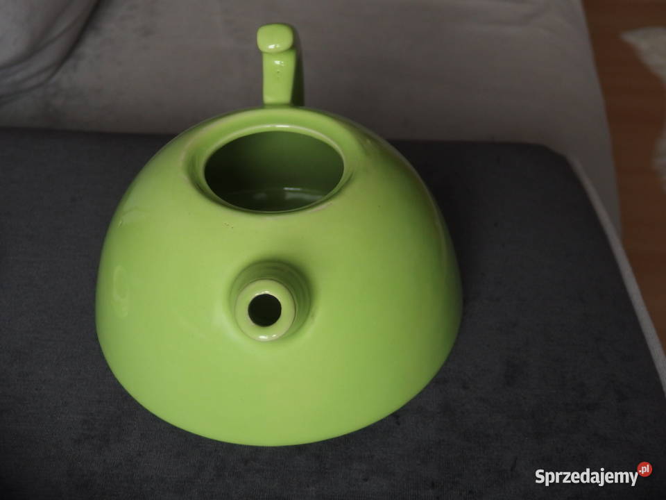 Czajniczek ceramiczny zielony Płock