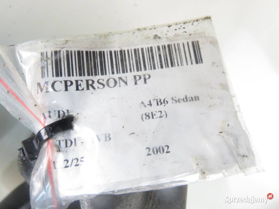 MCPERSON PRAWY PRZEDNI AUDI A4 B6 Sedan 8E2 19 Amortyzatory sprzedam