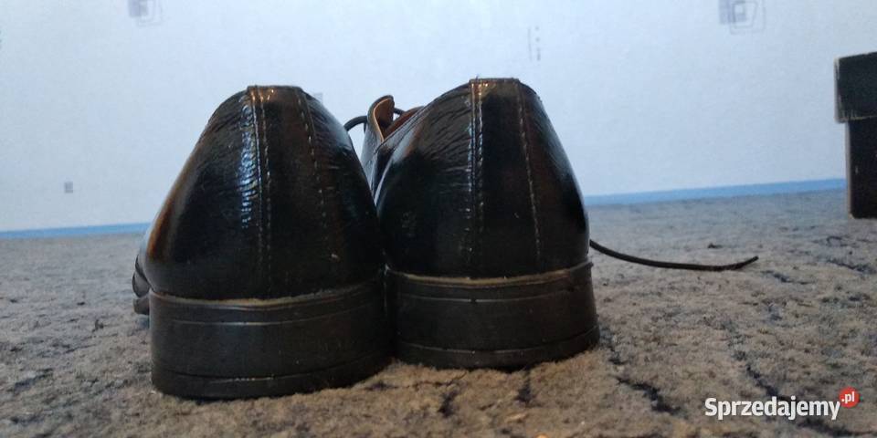 Buty eleganckie Komunia Wesele skórzane Snopków