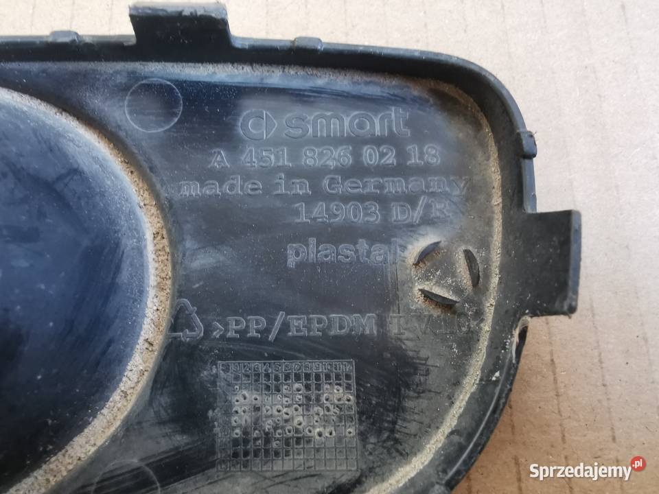 Kratka zderzaka przód prawa rh Smart fortwo w451 Sieraków