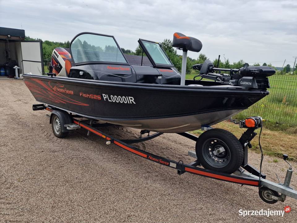 Łódź wędkarska North Silver 525 Fish Evinrude Siedlce sprzedam