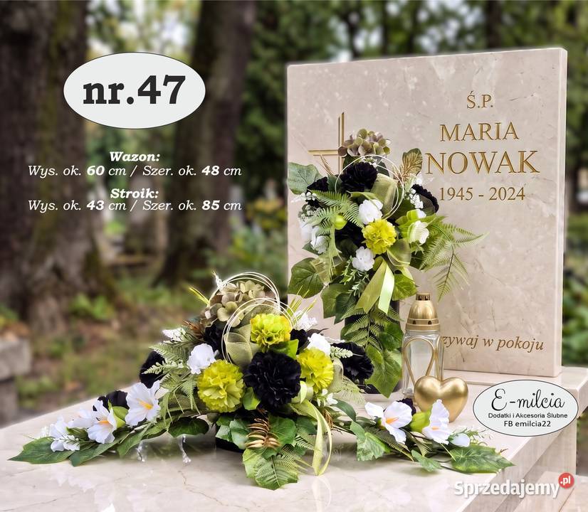 Komplet Stroików na Pomnik Cmentarz DOSTĘPNY FB