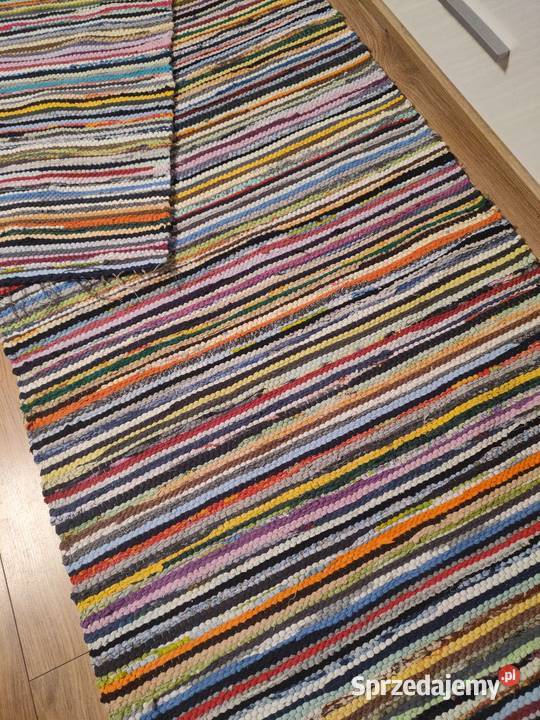 Nowy bawełniany wiejski chodnik rękodzieło Suwałki