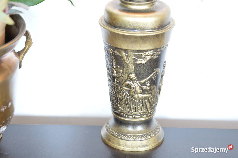 piękna cynowa LAMPA NAFTOWA olejowa stara sprzedam