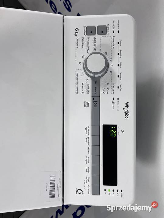 Pralka Whirlpool ETDLR 6040S N 6 1000obrmin Warszawa