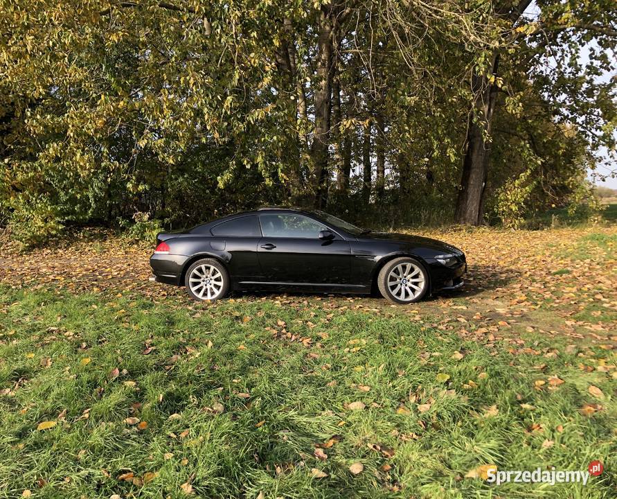 BMW 650i E63 367 V8 PIĘKNA CZARNA BETA OKAZJA śląskie Jaworzno