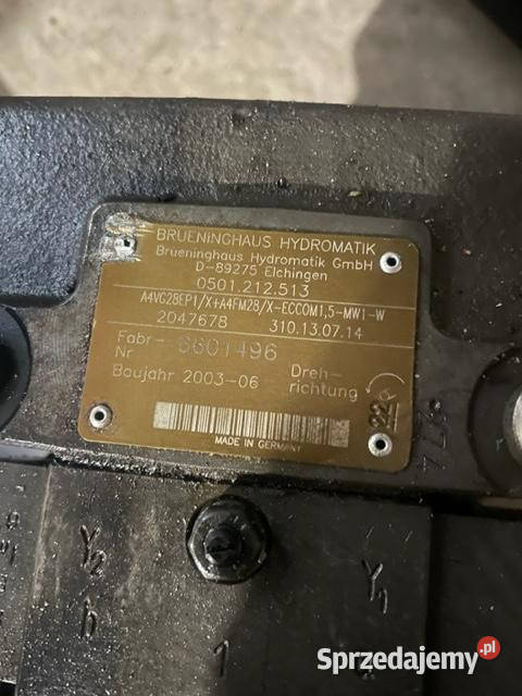 Hydrostat pompa 0501212513 A4VG28EP1 XA4FM28 Jastrzębniki