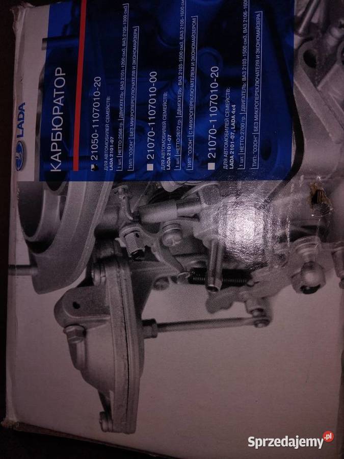 Gaźnik model Łada 2105 oryginal Gaźniki