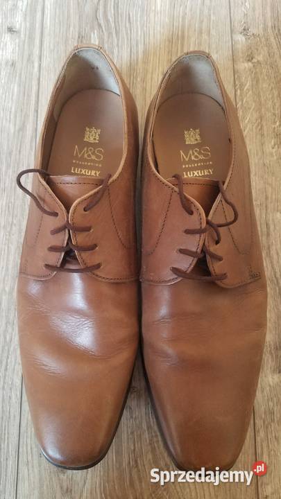 Buty MARKS SPENC Luxury EUR43 28 Skóra brązowe podlaskie Białystok