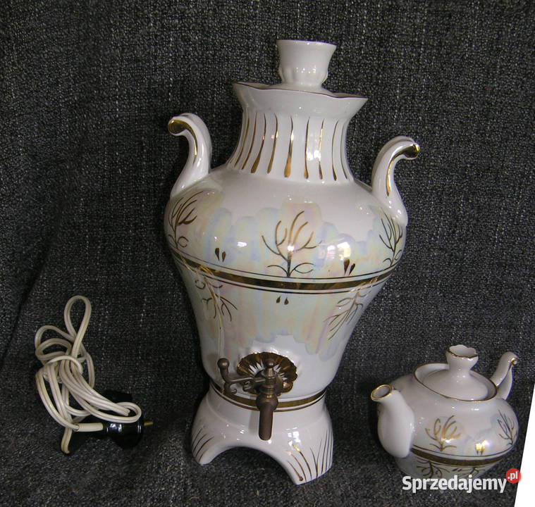 Samowar elektryczny porcelanowy Porcelana i szkło sprzedam