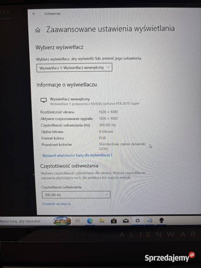 Dell Alienware m15 R3 i710750H RTX 2070 Super