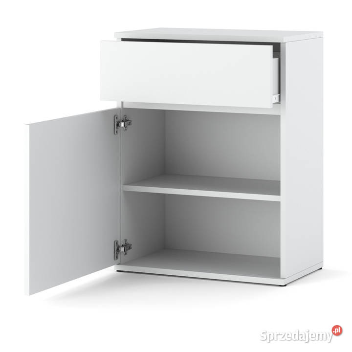 Komoda Biała Z Szufladą Salon Sypialnia Szafka 60cm Elbląg