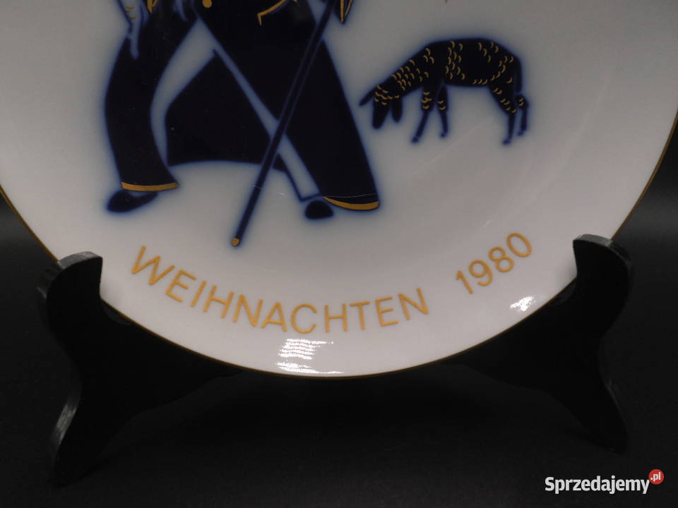 Talerz KPM Weihnachten 1980 Raszków
