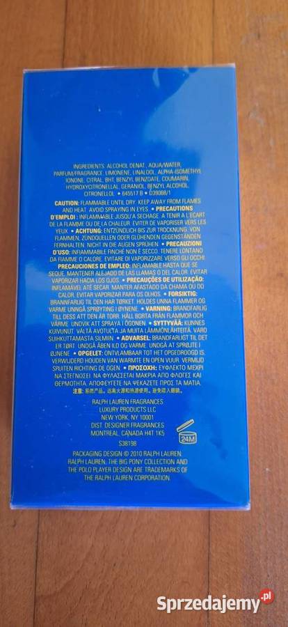 Ralph Lauren Big Pony 1 Men 100ml Tczew sprzedam
