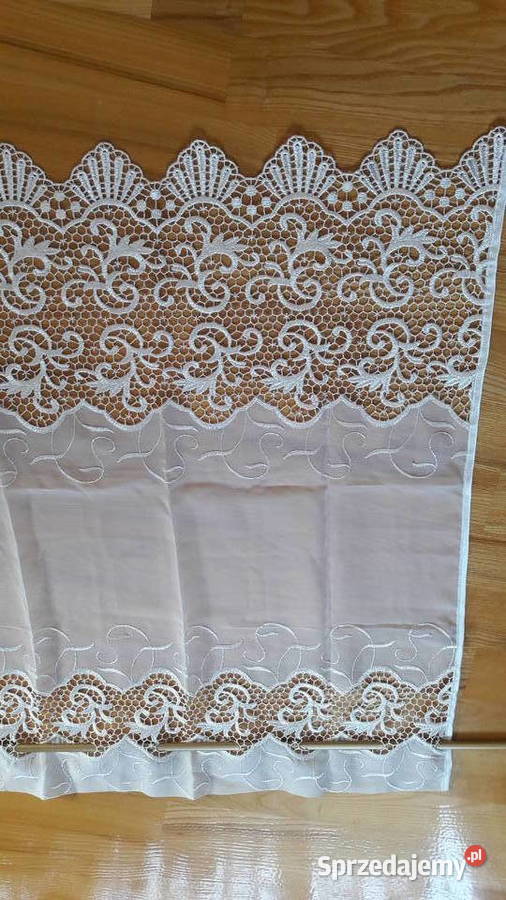 Woal biały gipiura zazdrostka szer 58 x 62 wys Radom