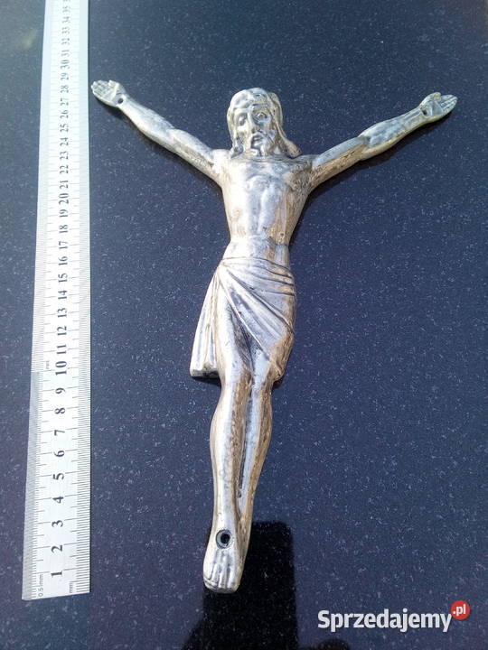 Wizerunek Jezus Chrystus satyna krzyż