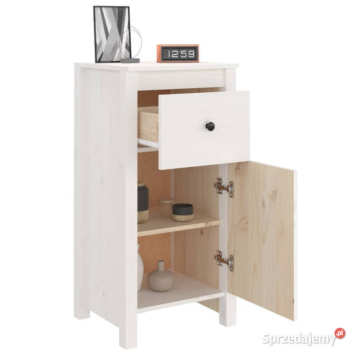 Szafka biała 40x35x80 lite drewno sosnowe Warszawa sprzedam