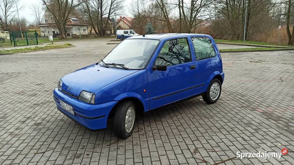 Fiat Cinquecento Hobby SX 11 welurowa tapicerka