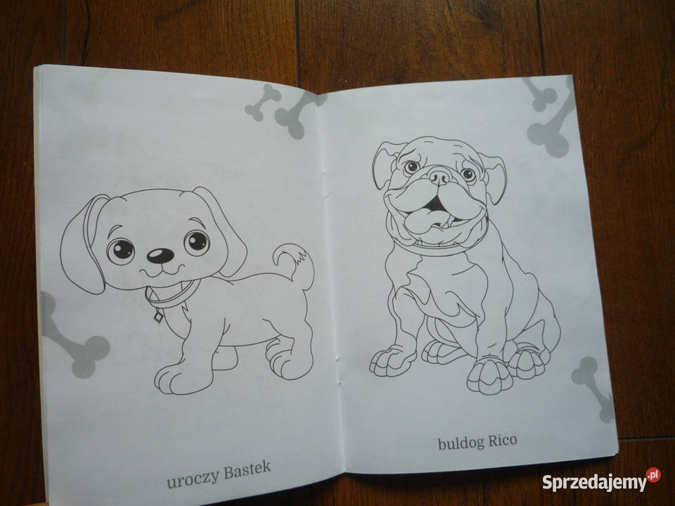 Kolorowanka Pieski maluszkowe malowanie