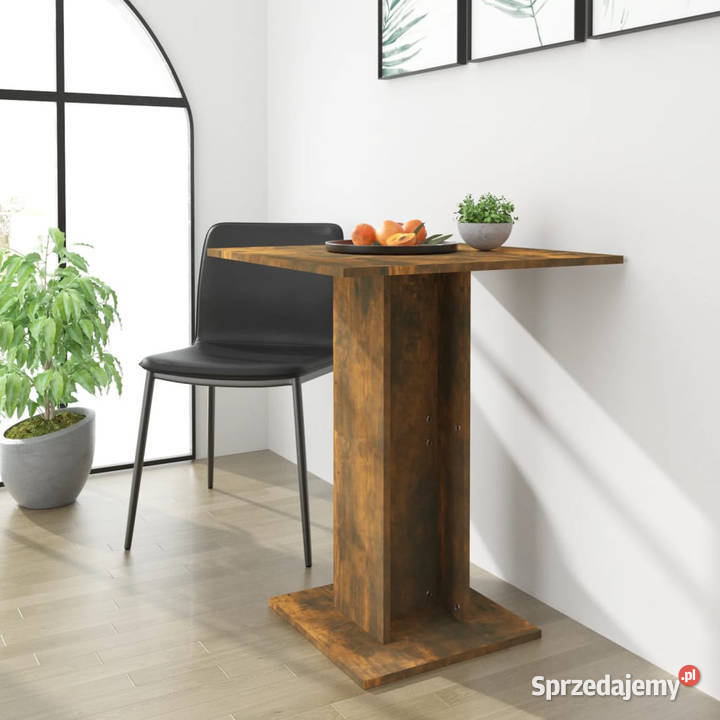Stolik bistro przydymiony dąb 60x60x75 WM815102 Warszawa