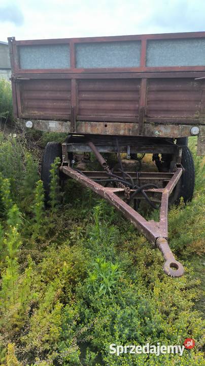 Przyczepa Autosan D47 wywrotka ma 3 strony mazowieckie Przasnysz
