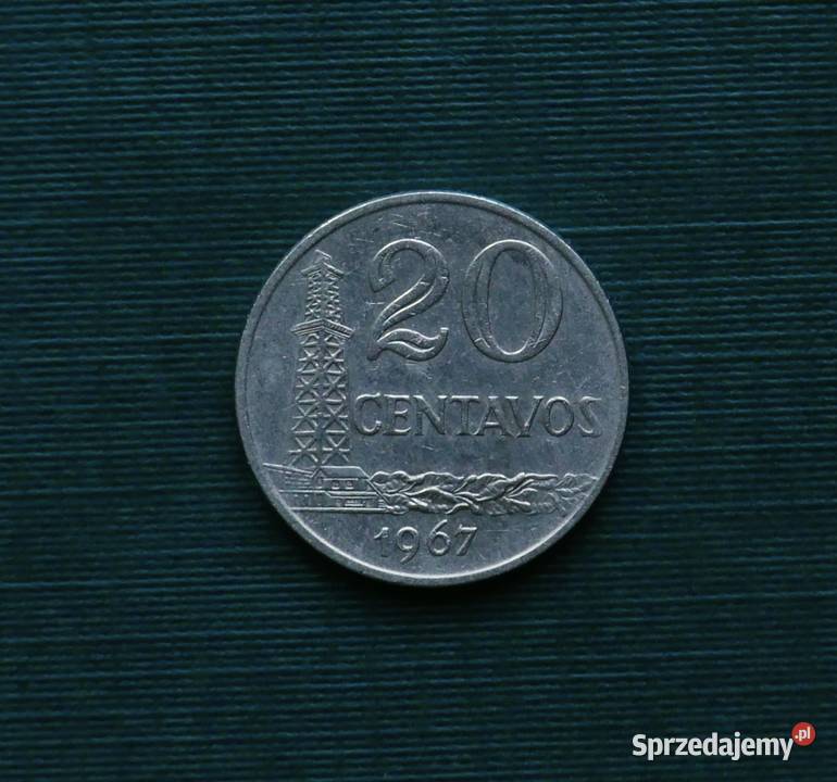 BRAZYLIA 20 centavo 1967r