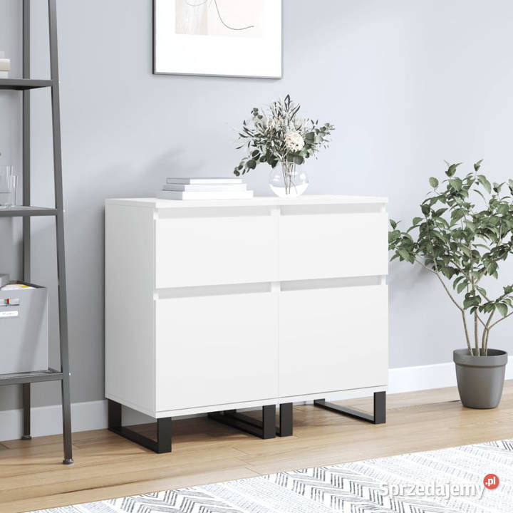 Szafki 2 białe 40x35x70 materiał drewnopochodny Warszawa