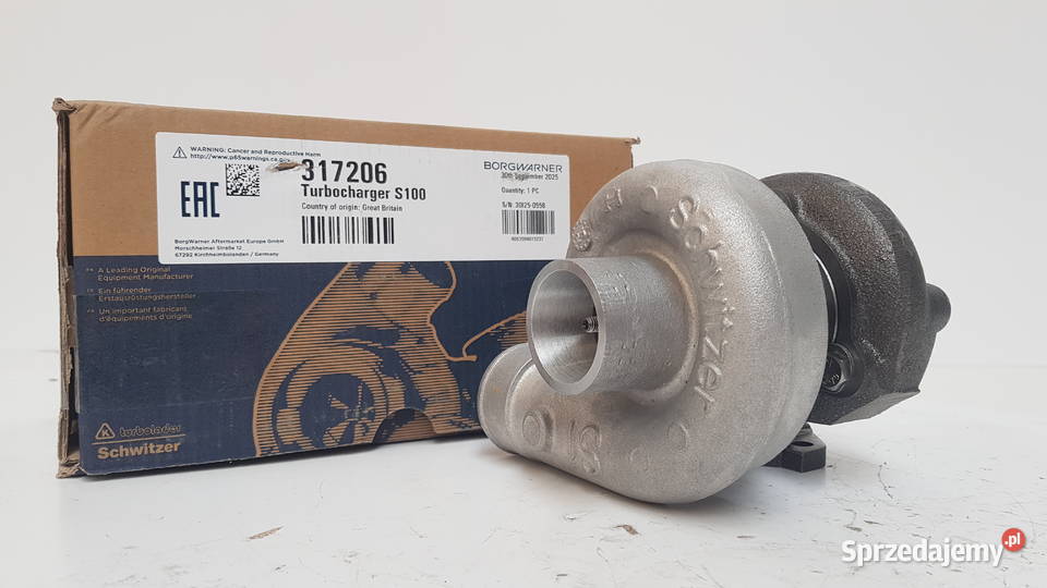 Turbosprężarka SCHWITZER 317206 317902 317901 Motoryzacja Siedlce