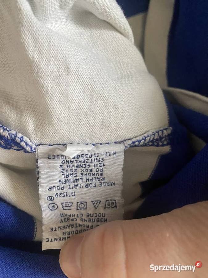 Męska Koszulka polo RALPH LAUREN M długi rękaw lubelskie