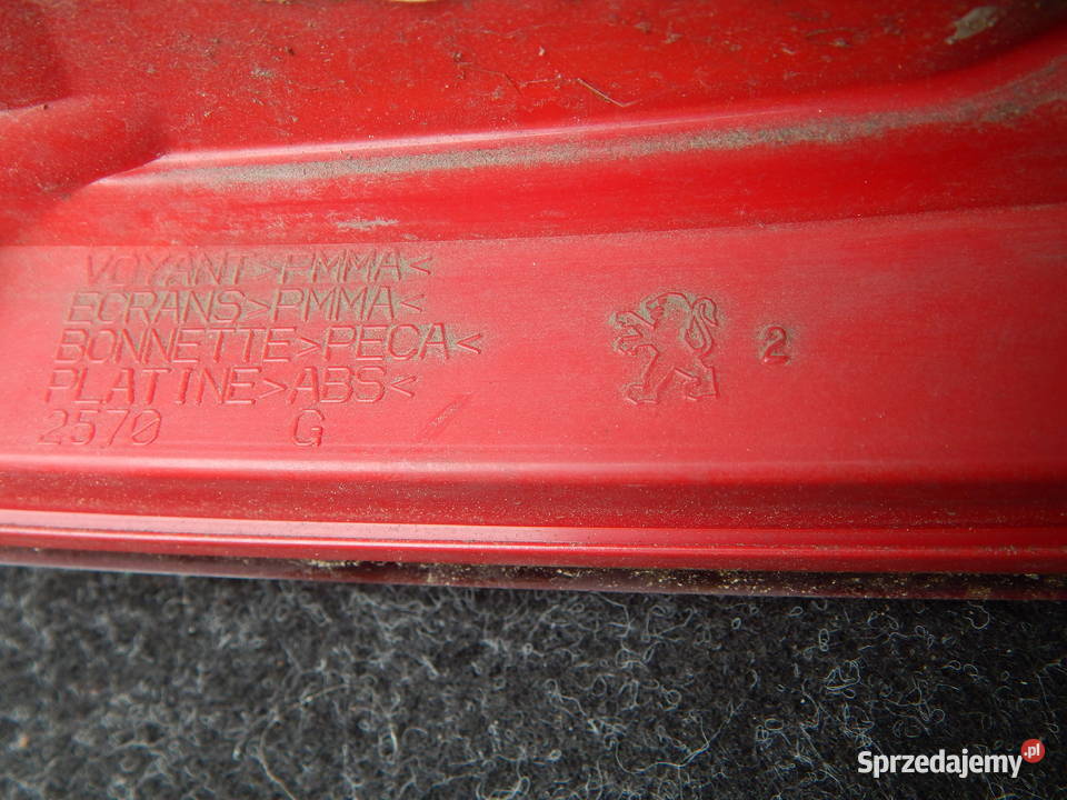 PEUGEOT 307 HB LAMPA TYŁ TYLNA LIFT EUROPA osobowe