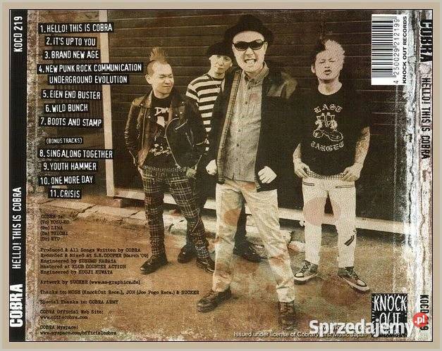 Cobra Hello This Is Cobra CD DVD Krynica-Zdrój