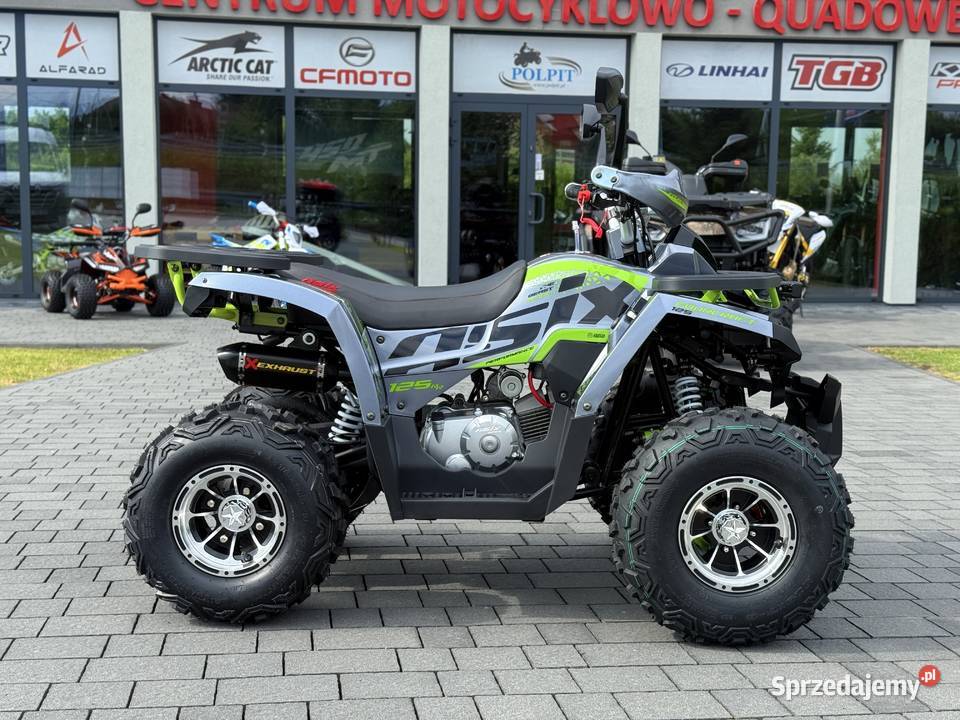 ASIX FOURCRAFT ALU 125CC 11 Kolor Szarolimonkowy quad - ATV Głogoczów