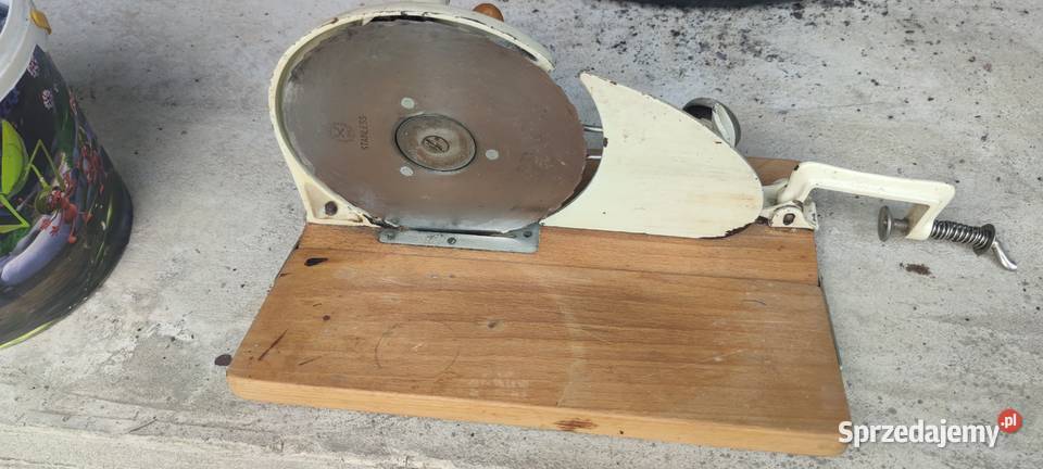 Stara zabytkowa krajalnica Dienes PE DE Antyki Ostrowiec Świętokrzyski