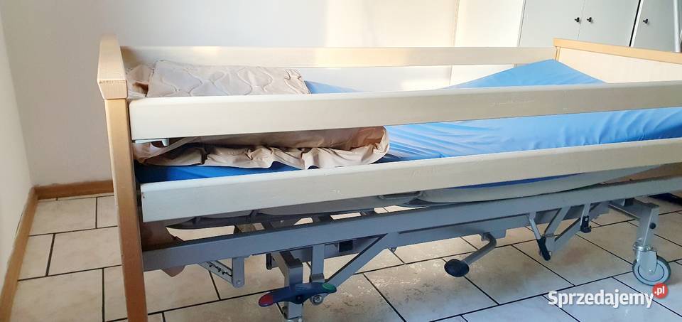 Łóżko rehabilitacyjne szpitalne z dwoma