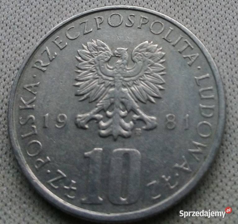 POLSKA10 1981 r CuNi BOLESLAW PRUS Kolekcje mazowieckie