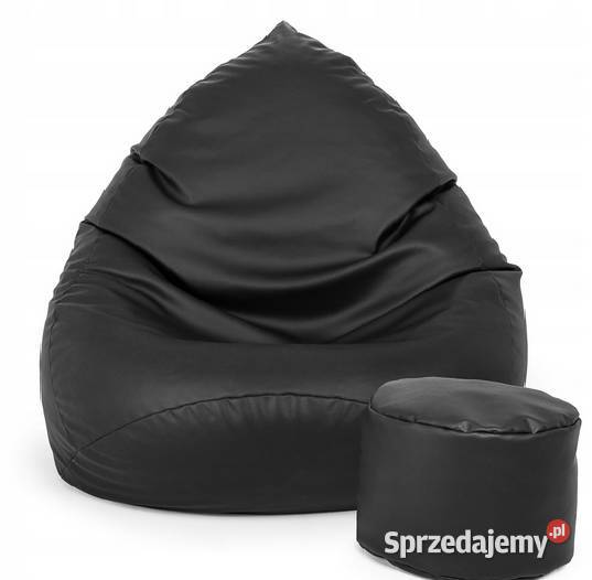 fotel pufa z ekoskóry