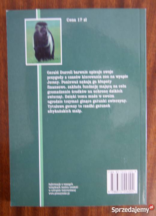 Gerald Durrell Złapcie mi gerezę Książki i Podręczniki lubelskie Parczew