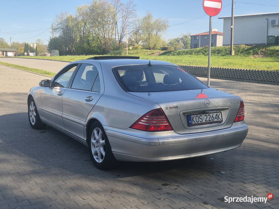 MercedesBenz S 500 4Matic FULL Ciekawy przebieg Klasa S śląskie Czaniec