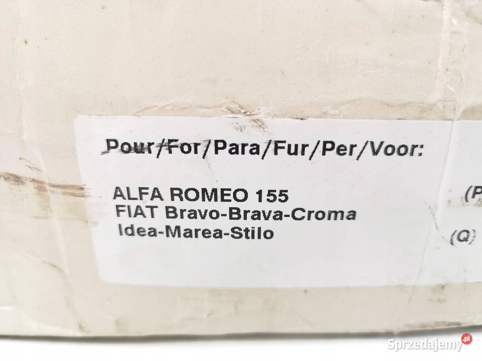 TARCZE HAMULCOWE PRZÓD ALFA ROMEO 155 19921996