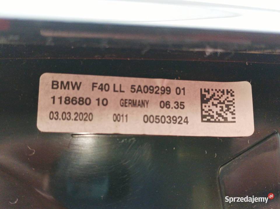 WYŚWIETLACZ HUD 5A09299 Bmw Seria 1 III 20192024 sprzedam
